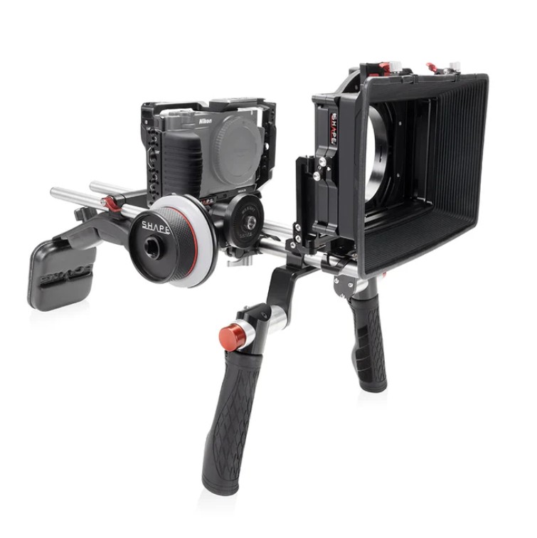 SHAPE Shoulder Mount Matte Box Follow Focus für Nikon ZR