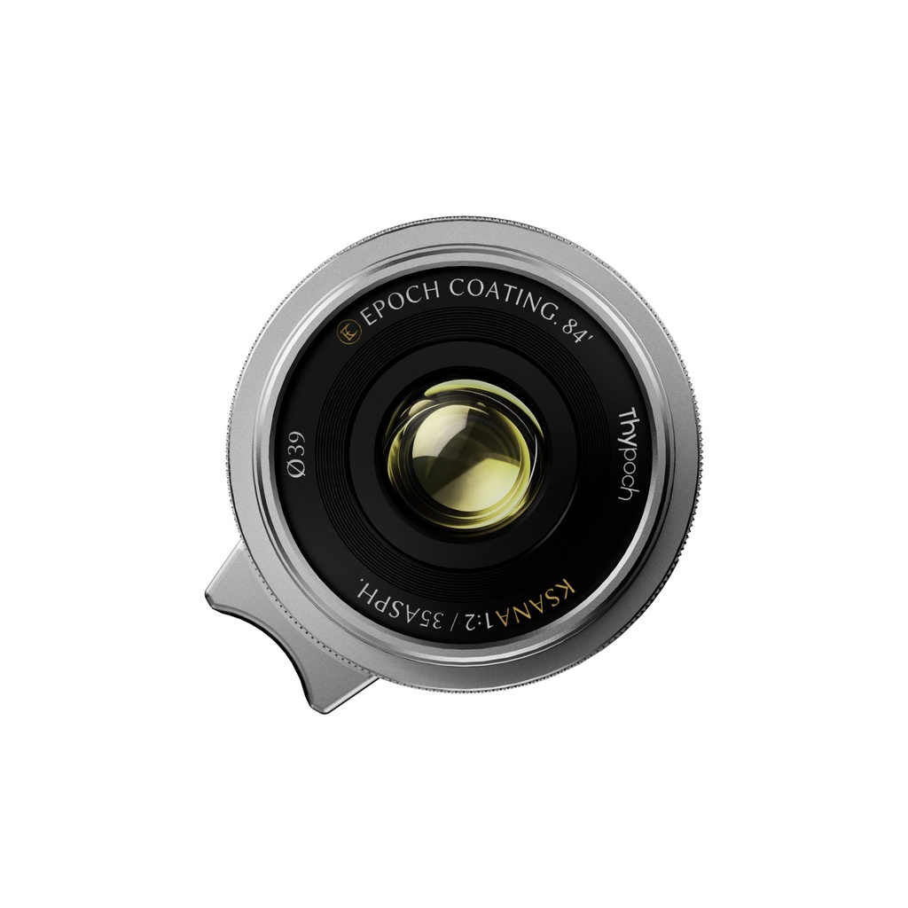 THYPOCH Ksana 35mm f/2 ASPH. Full-frame Photo Lens (Leica M, Silver Chrome)