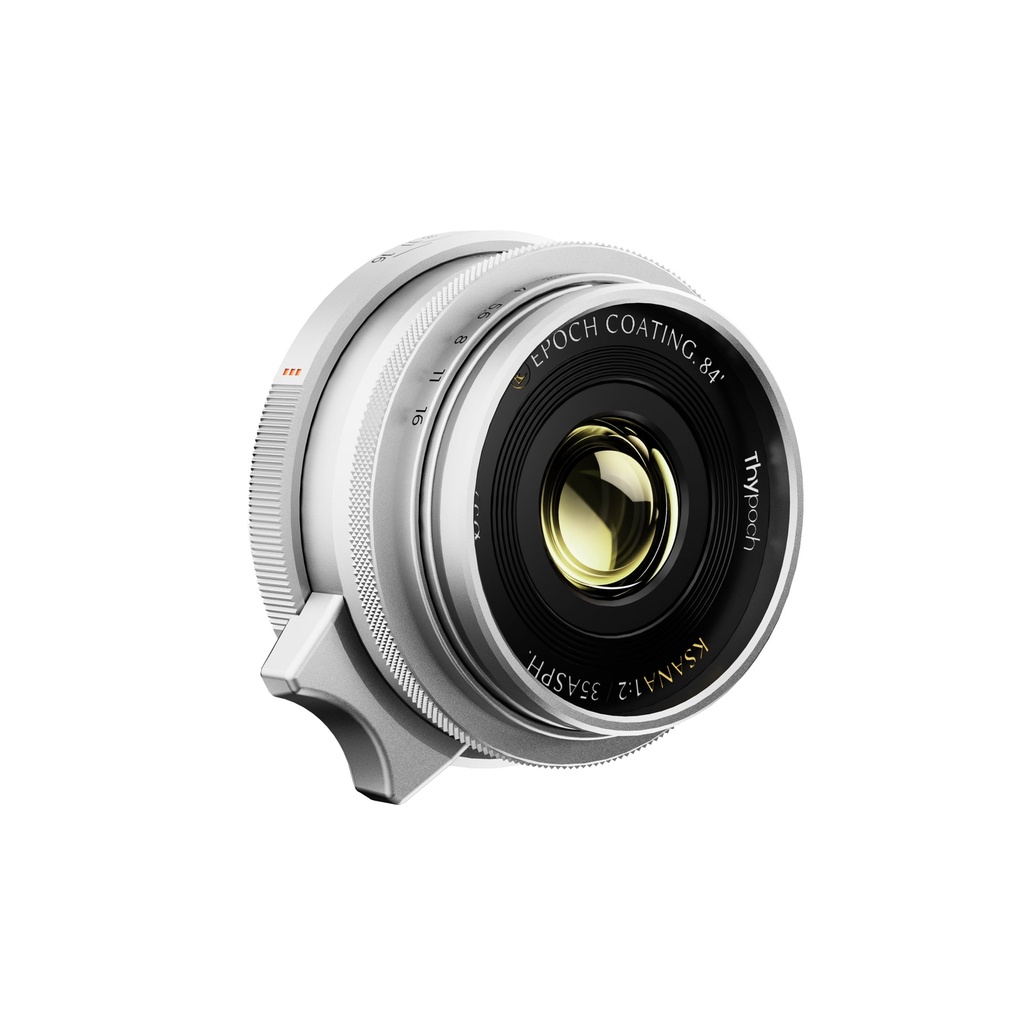 THYPOCH Ksana 35mm f/2 ASPH. Full-frame Photo Lens (Leica M, Silver Chrome)