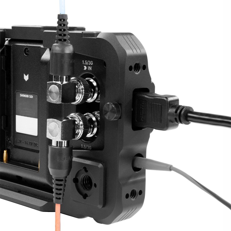 SHAPE cage for Atomos Shinobi monitor with 15 mm LWS swivel rod clamp 2