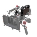 SHAPE cage for Atomos Shinobi monitor with 15 mm LWS swivel rod clamp 6