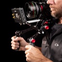 SINGLE TELESCOPIC HANDLE ARRI ROSETTE  LEFT SIDE