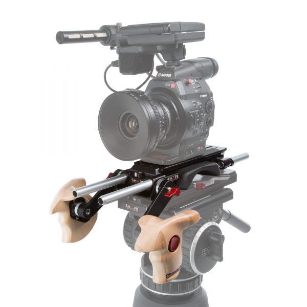 DOUBLE WOODEN HANDLES ARRI ROSETTE