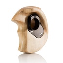 WOODEN HANDLE GRIP REPLACEMENT FOR RUBBER HANDLE CLAMP - RIGHT