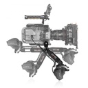 Sony FX9 baseplate, cage, top handle, long VF, 4x5.6 matte box, follow focus pro