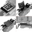 Sony FX9 baseplate, cage, top handle, long VF, 4x5.6 matte box, follow focus pro