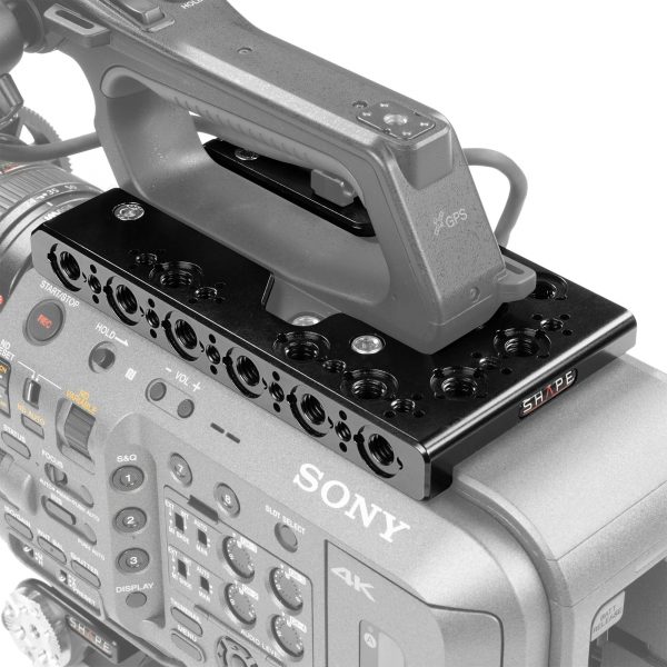 Sony FX9 camera cage baseplate with handle