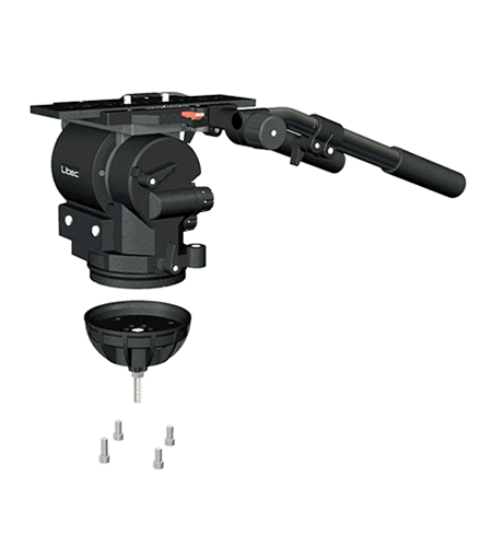 Libec Videotripod with Head and Floorspreader