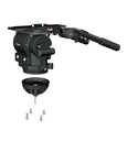 Libec Videotripod with Head and Floorspreader