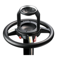 Libec Kompaktes 100mm Halbschalen Pedestal mit DL-10RB Dolly