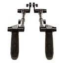 Telescopic SHAPE black handle Arri rosette cuffs kit