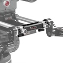 Telescopic SHAPE black handle Arri rosette cuffs kit