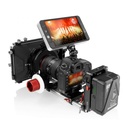 Friction swivel and tilt monitor light, microphone mount cold shoe base	