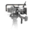 Canon C500 Mark II baseplate, cage, top handle long VF, 4x5.6 matte box, follow focus pro