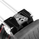 Canon C500 Mark II baseplate, cage, top handle long VF, 4x5.6 matte box, follow focus pro