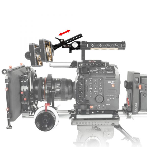 Canon C500 Mark II Push-button viewfinder mount
