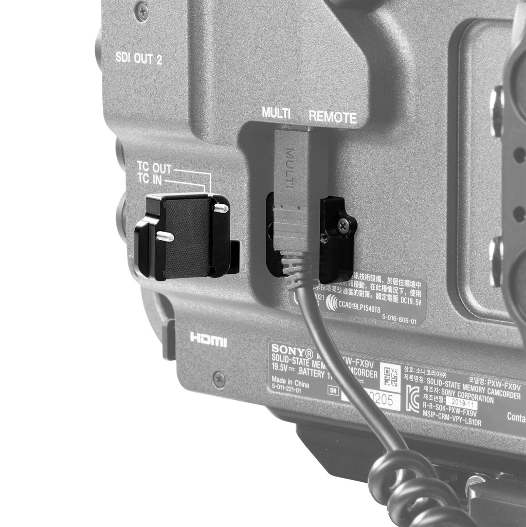 SCCRH SHAPE cable clamp for Sony FX9 remote handle