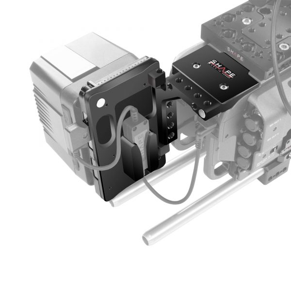 SHAPE V-Mount pivoting battery plate for Sony FX9