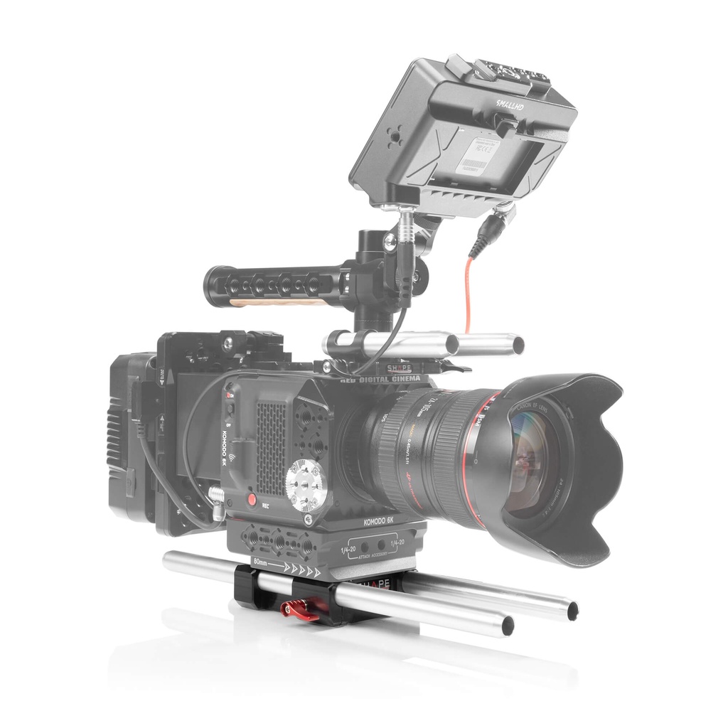 SHAPE RED Komodo 15 mm lightweight Baseplate