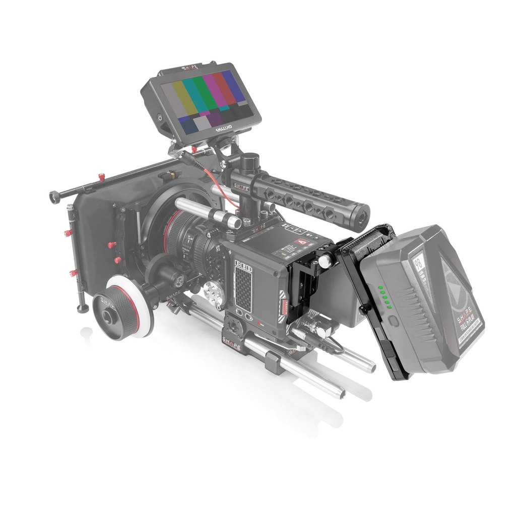 SHAPE V-mount pivoting battery plate for RED Komodo