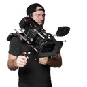 SHAPE RED Komodo shoulder mount with Matte Box and Follow Focus