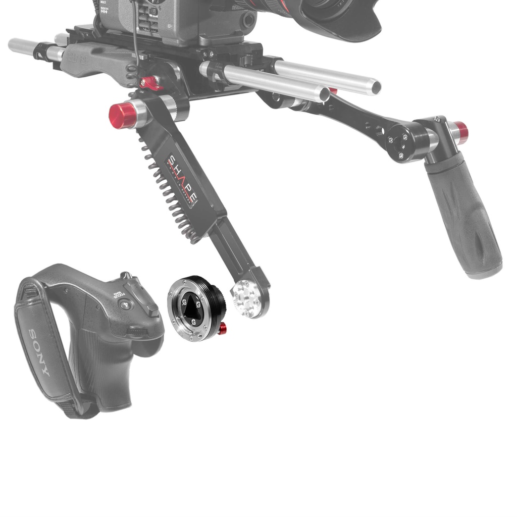 SHAPE SONY FX6 Side handle adaptor to ARRI Rosette