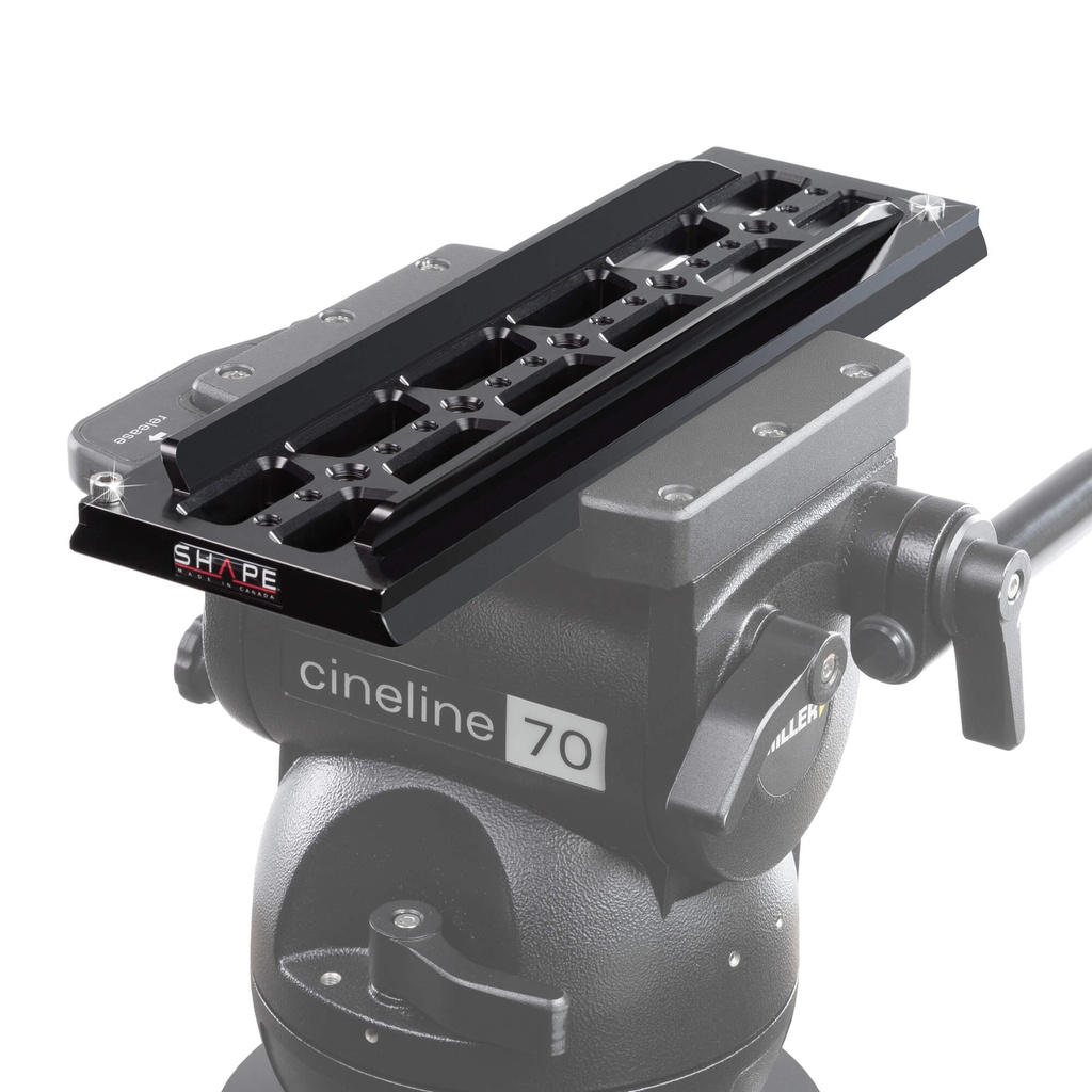 SHAPE UNIVERSAL BRIDGE PLATE ARRI AND 12" DOVETAIL PLATE ARRI STANDARD