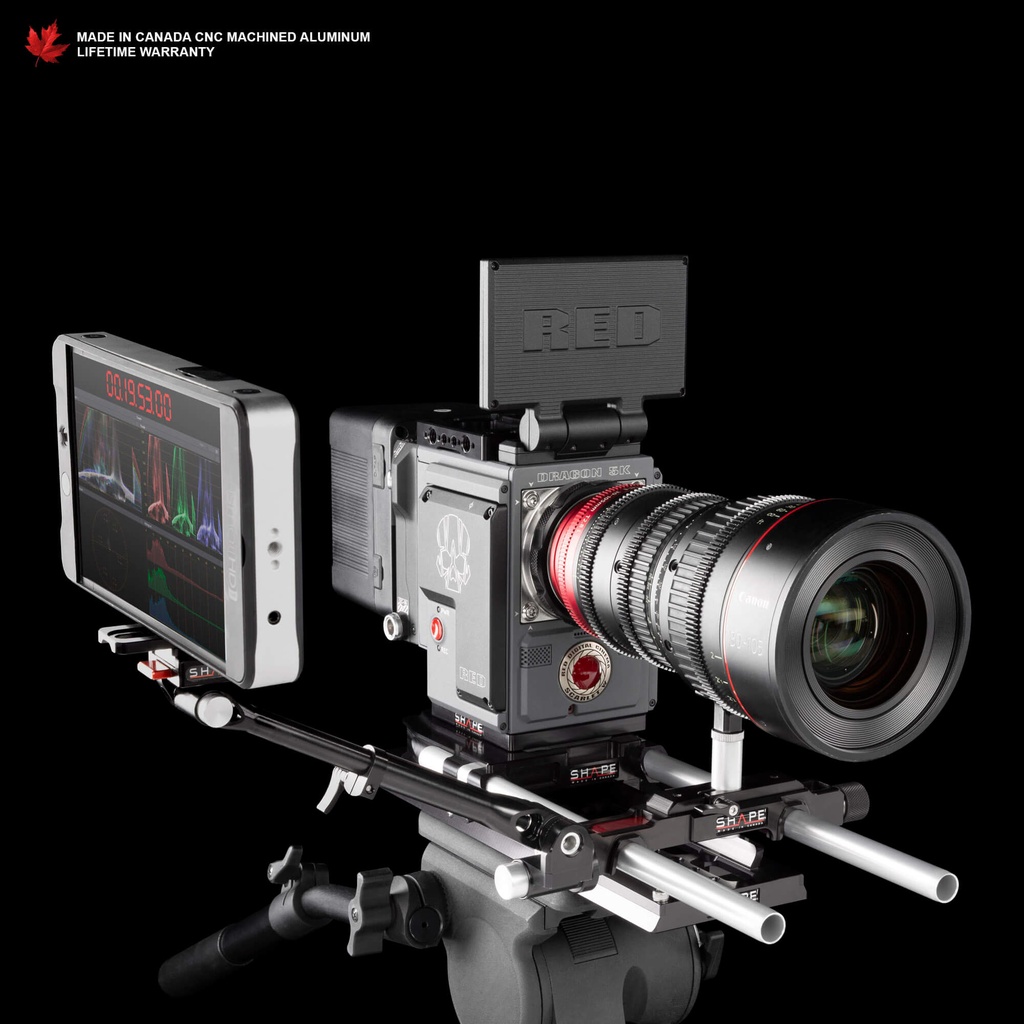 SHAPE BRIDGE PLATE 15MM STUDIO ARRI STANDARD AND 12" DOVETAIL PLATE