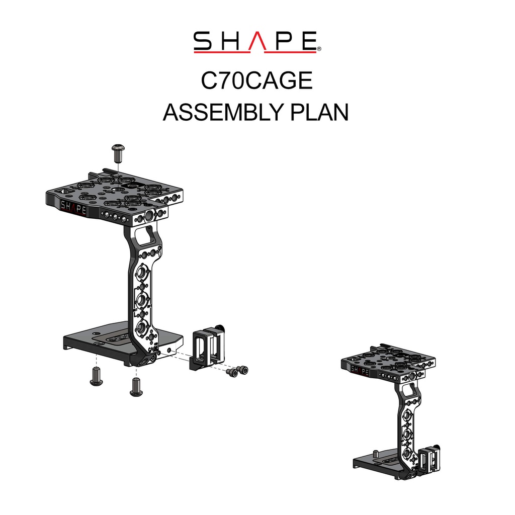 SHAPE Canon C70 camera cage
