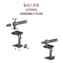 SHAPE Canon C70 cage and top handle