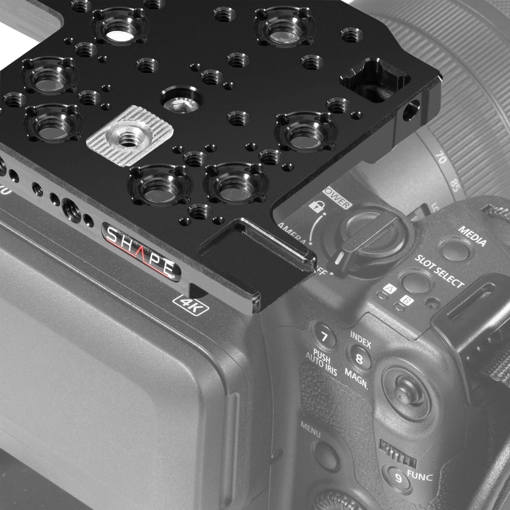 SHAPE Canon C70 baseplate, cage with handles, matte box, follow focus pro