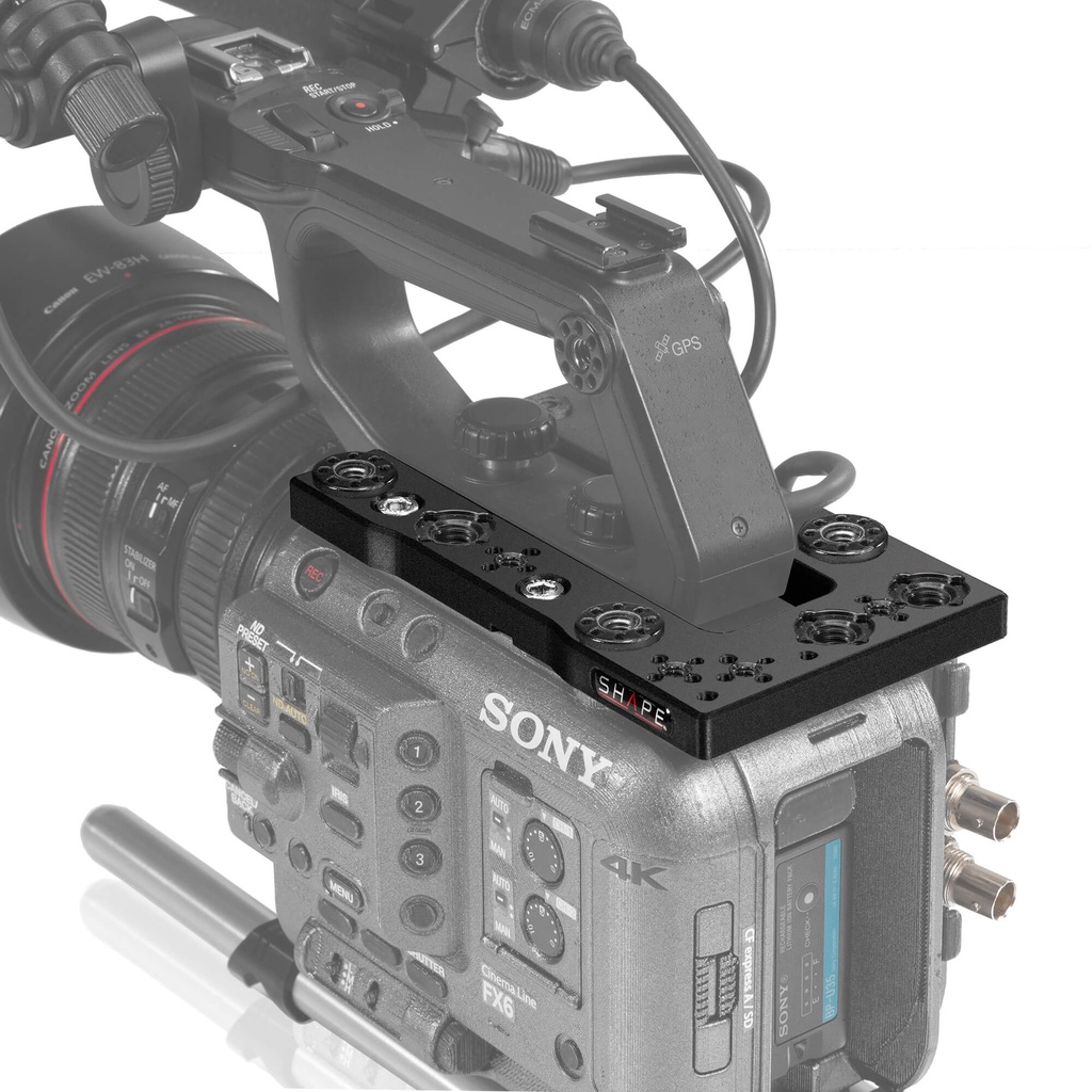 SHAPE Sony FX6 baseplate, top plate, controller top handle,VF. mount, matte box, follow focus pro