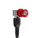 SHAPE 4K-12G SDI Coaxial Cable 24" 90 Degree Connectors
