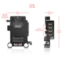 SHAPE Multi D-Tap V-Mount Plate 15mm LWS Rod Mount