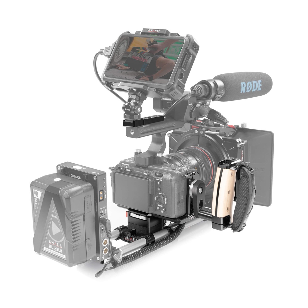 SHAPE Sony FX3 Cage 15mm LW Rod System