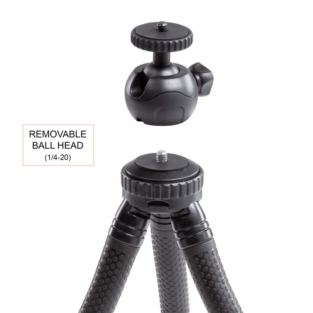 SHAPE Tablet Aluminum Mount and Tripod Flexible Grip with Ball Head