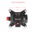 SHAPE PUSH BUTTON VESA MONITOR MOUNT FOR C-STAND & BABY PIN