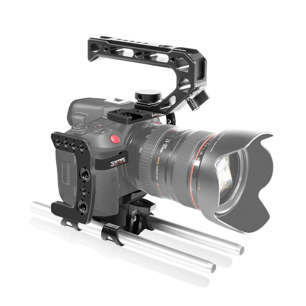 SHAPE Camera Cage für CANON R5C/R5/R6 mit 15mm LW Rod System