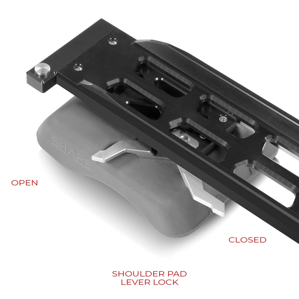 SHAPE ARRI DOVETAIL SHOULDER MOUNT WITH HAND15 HANDLES