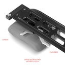 SHAPE ARRI DOVETAIL SHOULDER MOUNT WITH HAND15 HANDLES