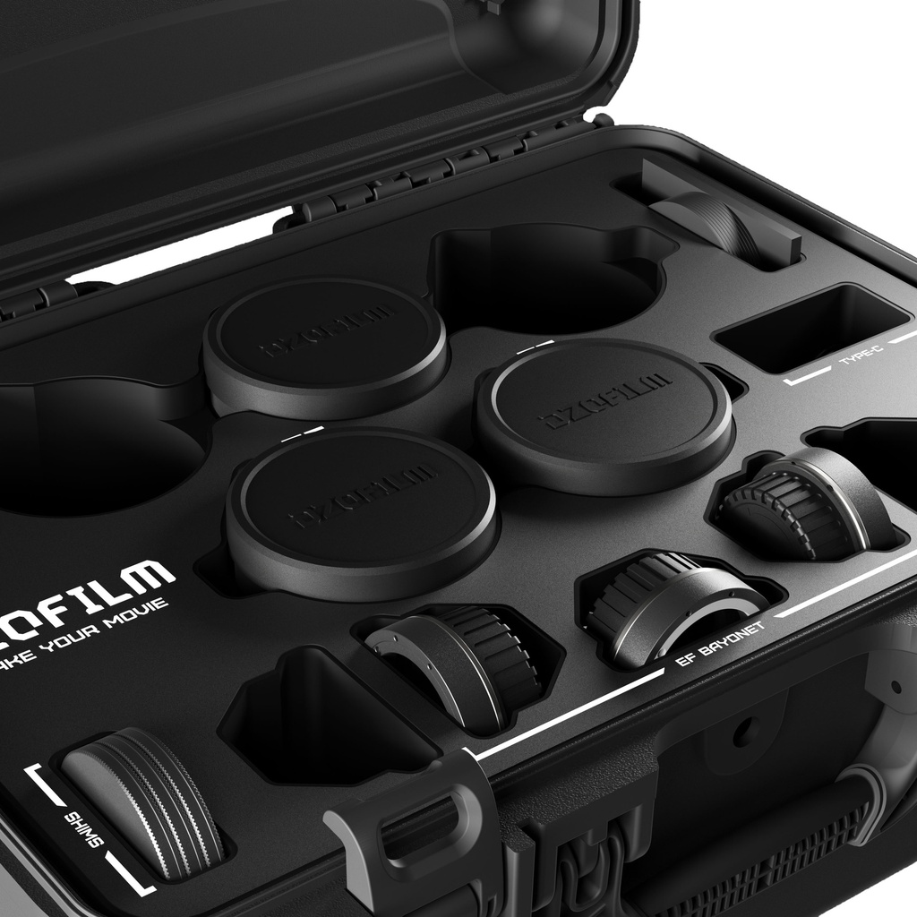 DZOFILM Vespid Cyber Prime Full-Frame Lens Set - 35/50/75 T2.1 (PL and EF Mount, with Data Interface)