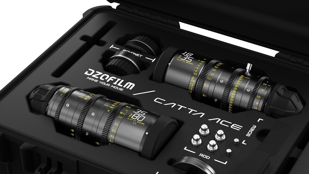 DZOFILM Catta Ace Zoom 2-Lens Kit (18-35/35-80 T2.9) Black