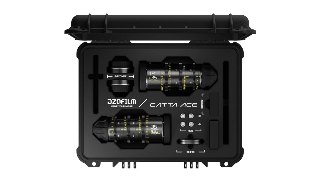DZOFILM Catta Ace Zoom 2-Lens Kit (18-35/35-80 T2.9) Black
