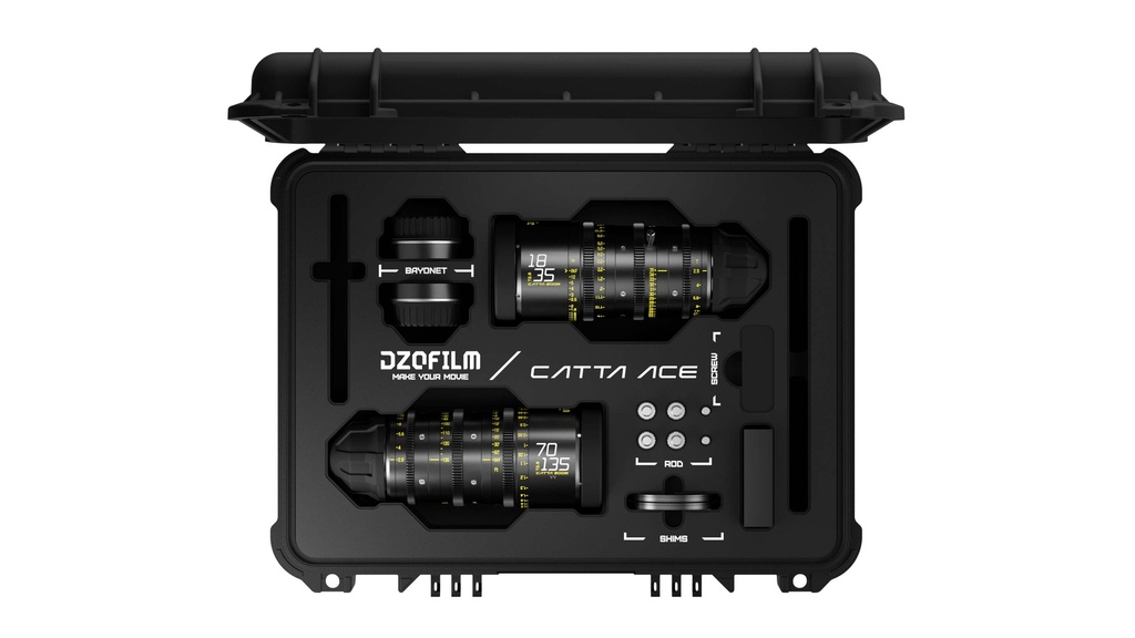 DZOFILM Catta Ace Zoom 2-Lens Kit (18-35/70-135 T2.9) Black