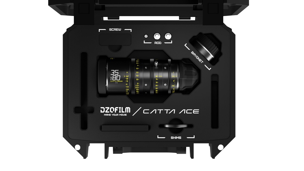 DZOFILM CATTA Ace ZOOM 35-80 T2.9 PL/EF (Black) with Case