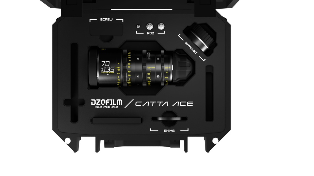 DZOFILM CATTA Ace ZOOM 70-135 T2.9 PL/EF (Black) with Case