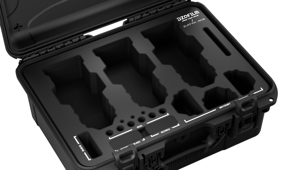 DZOFILM Hard Case for Catta Ace Zoom 3-Lens Kit (18-35/35-80/70-135)