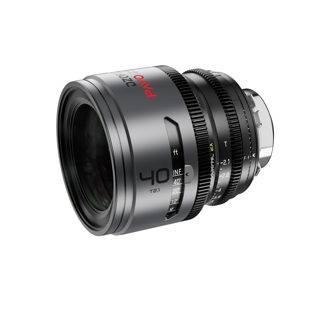 DZOFILM Pavo 2x Anamorphic 40mm T2.1 for PL/EF Mount (S35) imperial - Golden Coating