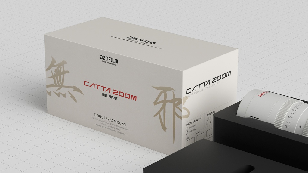 DZOFILM Catta Zoom 18-35MM T2.9-E Mount(White)_Single boxes
