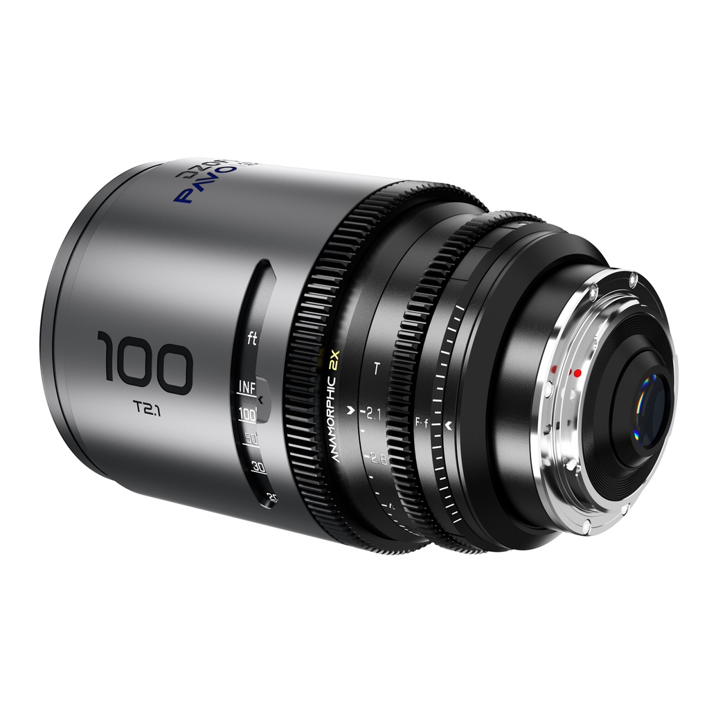 DZOFILM Pavo 2x Anamorphic 6-Lens Kit (28/32/40/55/75/100mm T2.1) for PL/EF Mount (S35) metric - Blue Coating